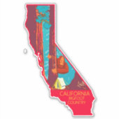 Sticker Parc national de la Séquoia de Bigfoot en 1938 (Devant)