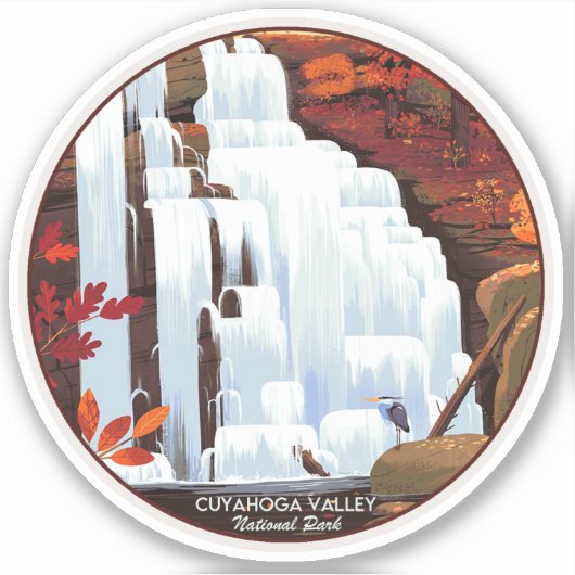 Sticker Parc national de la vallée de Cuyahoga (Devant)