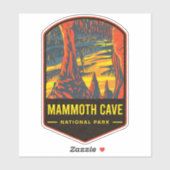 Sticker Parc national de Mammoth Cave (Feuille)