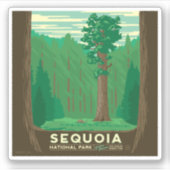 Sticker Parc national de Sequoia (Devant)