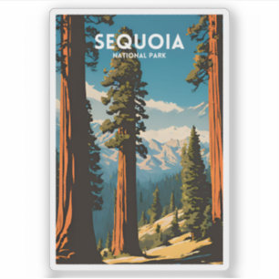 Sticker Parc national de Travel Sequoia