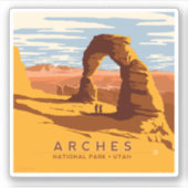 Sticker Parc national des Arches | Utah (Devant)