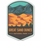 Sticker Parc national des Dunes de sable (Devant)