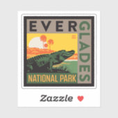 Sticker Parc national des Everglades | Floride (Feuille)