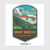 Sticker Parc national des Great Smoky Mountains (Feuille)