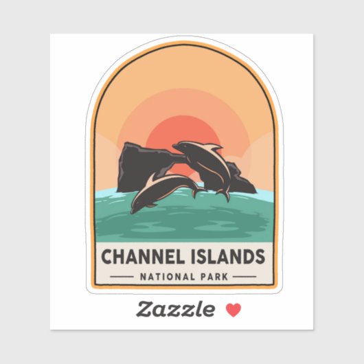 Sticker Parc national des îles Channel (Feuille)