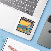 Sticker Parc national des îles Channel | Fox (Ordinateur portable avec iPhone)