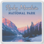 Sticker Parc national des Rocheuses Colorado (Devant)