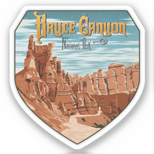 Sticker Parc national du Bryce Canyon (Recto)