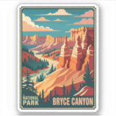 Sticker Parc national du canyon de Bryce (Devant)