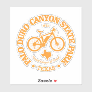 Sticker Parc national du Canyon de Palo Duro (cyclisme)