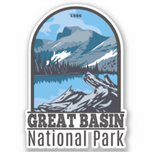 Sticker Parc national du Grand Bassin Nevada Vintage
