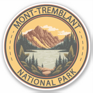 Sticker Parc national du Mont-Tremblant Badge Canada
