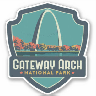 Sticker Parc national Gateway Arch