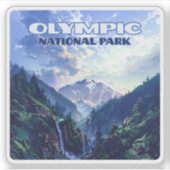 Sticker Parc national olympique Montagnes Washington Vinta (Devant)