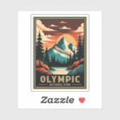 Sticker Parc national olympique rétro (Feuille)