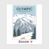 Sticker Parc national olympique Washington Retro (Feuille)