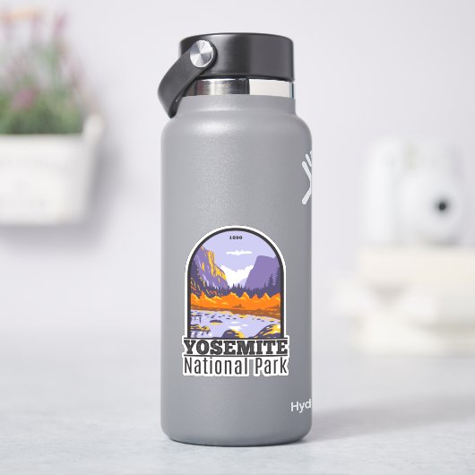 Sticker Parc National Yosemite El Capitan En Automne (HydroFlask)