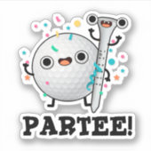 Sticker Parc-Tee Funny Golf Pun (Devant)