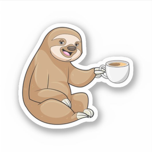 Sticker Parcelle avec la coupe du café (Devant)