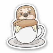 Sticker Parcelle avec la coupe du café (Recto)