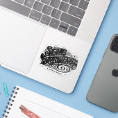 Sticker pardon de soi (Ordinateur portable avec iPhone)
