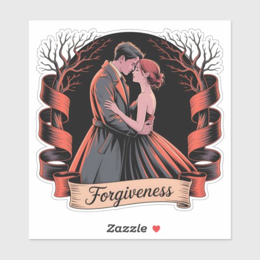 Sticker Pardon Imaginaire Romance Graphique (Feuille)