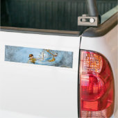Sticker pare-chocs à cheval ailé (Sur camion)