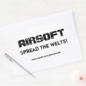 Sticker pare-chocs Airsoft "Spread" (Enveloppe)