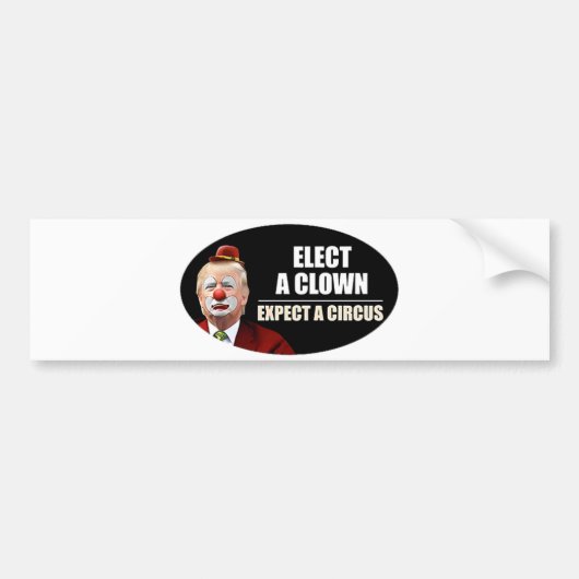 Sticker pare-chocs anti-Trump (Devant)