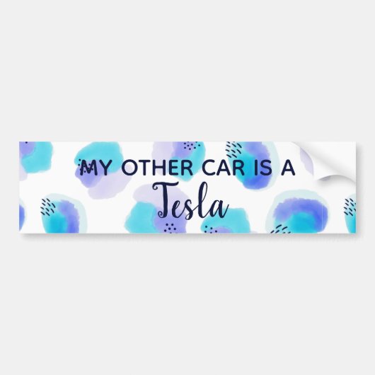 Sticker pare-chocs aquarelle (Devant)