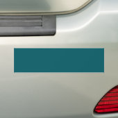 Sticker pare-chocs Arrière - plan Turquoise foncé (En voiture)