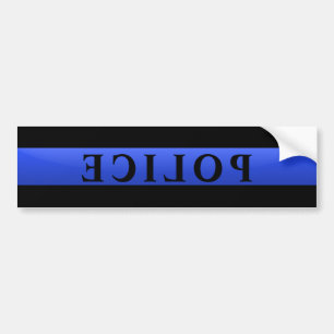 Sticker pare-chocs avant de la police de ligne ble