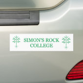Sticker pare-chocs avec SRC vert et agrafage (En voiture)