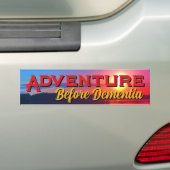 Sticker pare-chocs "Aventure" (En voiture)