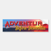 Sticker pare-chocs "Aventure" (Devant)