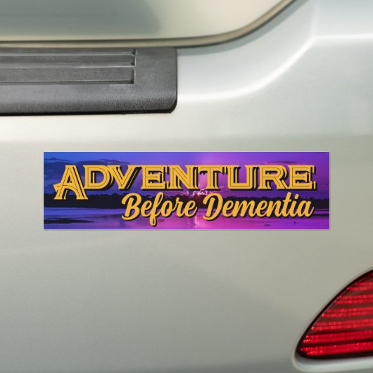 Sticker pare-chocs "Aventure" (En voiture)
