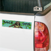 Sticker pare-chocs "Back Off" (Sur camion)