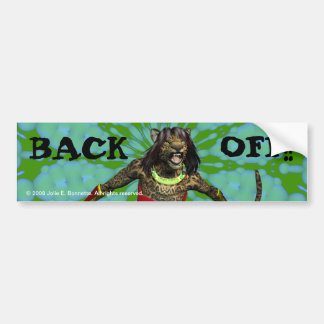 Sticker pare-chocs "Back Off"