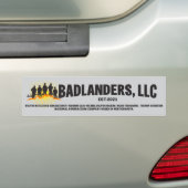 Sticker pare-chocs Badlanders LLC (En voiture)