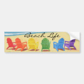 Sticker pare-chocs Beach Life (Devant)