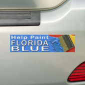 Sticker pare-chocs bleu Floride Paint 2 (En voiture)
