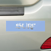 sticker pare-chocs bleu surf (En voiture)