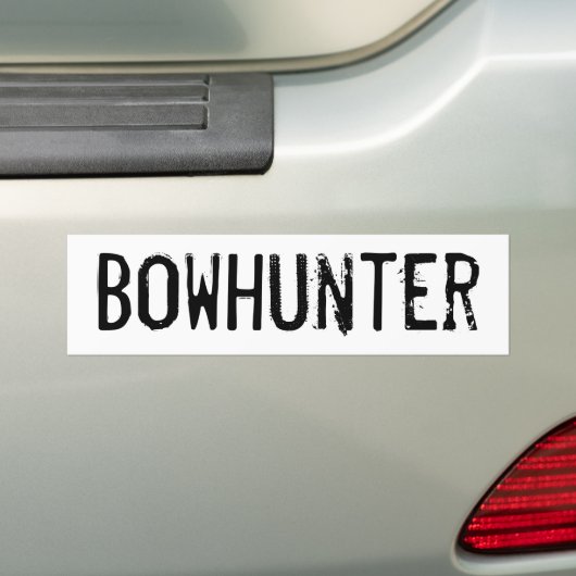 Sticker pare-chocs Bowhunter (En voiture)