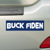 Sticker pare-chocs Buck Fiden (En voiture)