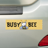 Sticker pare-chocs Busy Bee Westie (En voiture)