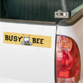 Sticker pare-chocs Busy Bee Westie (Sur camion)