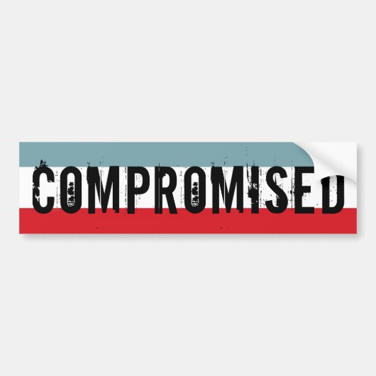 Sticker pare-chocs compromis (Devant)
