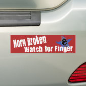 Sticker pare-chocs corrompu (En voiture)