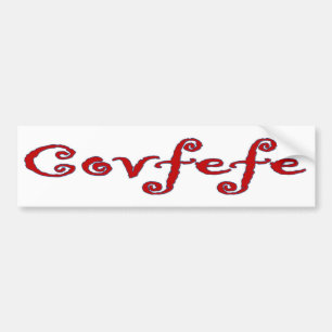 Sticker pare-chocs Covfefe
